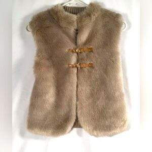 Mayoral Girls Faux Fur Vest